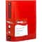 JAM Paper Designders® 3" Red Plastic 3 Metal Ring Binder